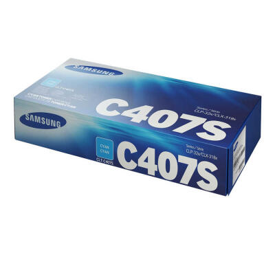 Samsung Clt-C407S-Hp Su001A Mavi Orijinal Toner