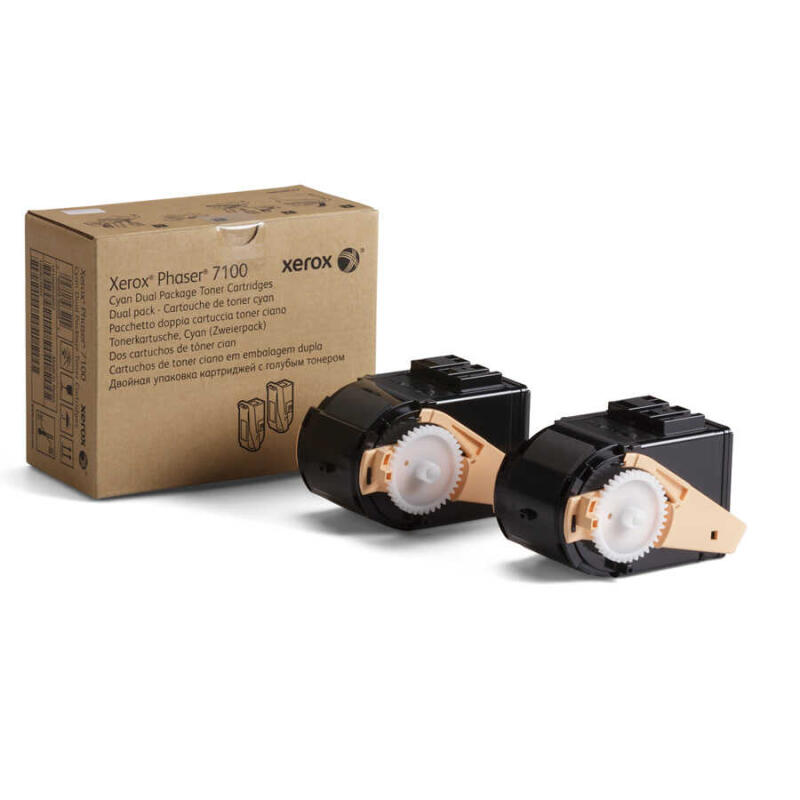 Xerox Phaser 7100-106R02609 Mavi Orijinal Toner 2Li Paket
