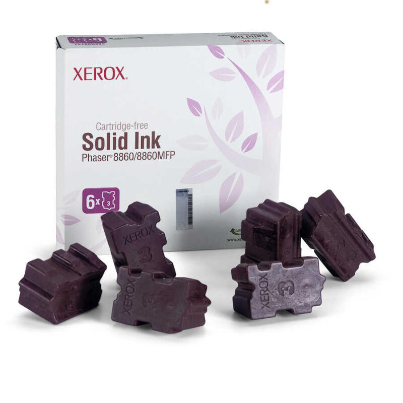 Xerox Phaser 8860-108R00818 Kırmızı Orijinal Katı Mürekkep 6Lı